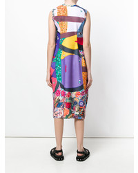 Vestito longuette stampato multicolore di Comme des Garcons