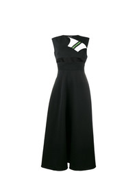 Vestito longuette stampato nero e bianco di Calvin Klein 205W39nyc