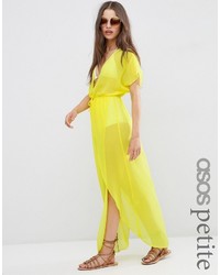 Vestito lungo giallo di Asos