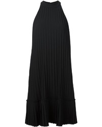 Vestito scampanato nero di Nicole Miller