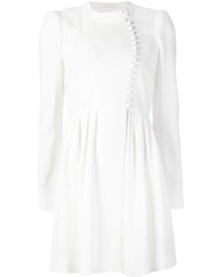 Vestito svasato bianco di Chloé