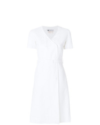 Vestito svasato bianco di Courrèges Vintage