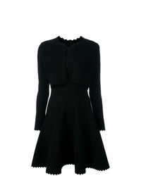 Vestito svasato nero di Alaïa Vintage