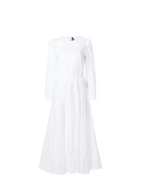Vestito svasato ricamato bianco di Calvin Klein 205W39nyc