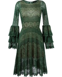 Vestito verde oliva di Cecilia Prado