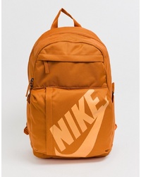 Zaino di tela arancione di Nike
