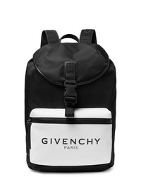 Zaino di tela nero e bianco di Givenchy