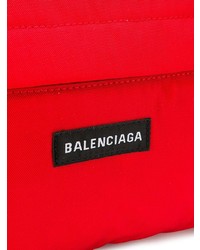 Zaino di tela rosso di Balenciaga