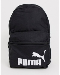 Zaino di tela stampato nero e bianco di Puma