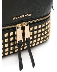Zaino in pelle con borchie nero di MICHAEL Michael Kors