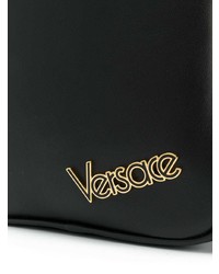 Zaino in pelle nero di Versace