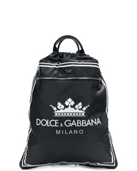 Zaino nero e bianco di Dolce & Gabbana