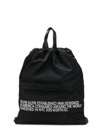 Zaino stampato nero e bianco di Calvin Klein 205W39nyc