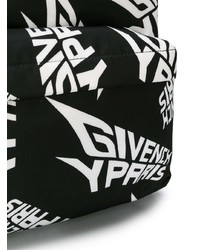 Zaino stampato nero e bianco di Givenchy