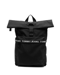 Zaino stampato nero di Tommy Jeans