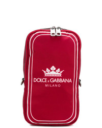 Zaino stampato rosso di Dolce & Gabbana
